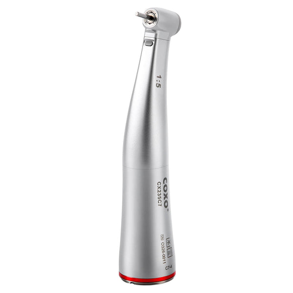 COXO CX235C7 1:5 Electric Fiber Optic Contra Angle Handpiece Mini Head Inner Channel #C7-4