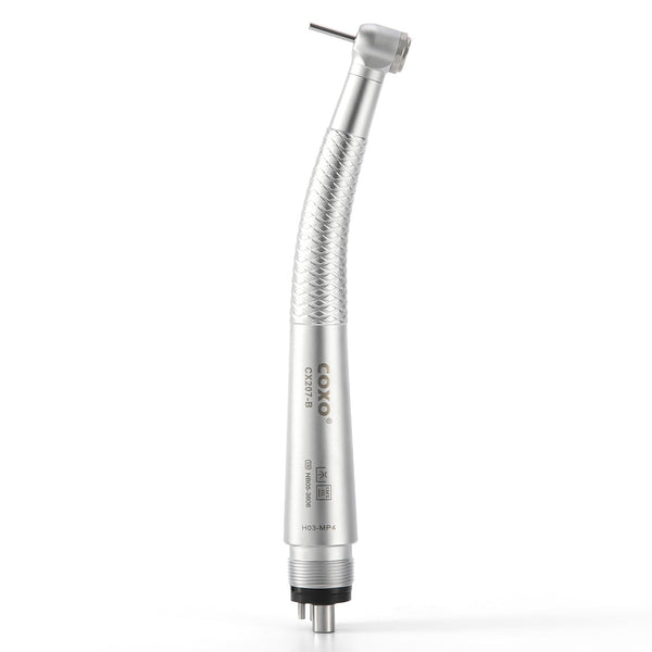COXO CX207-B High Speed Air Turbine Handpiece Mini Head with 4 Holes Coupler #H03-MP4