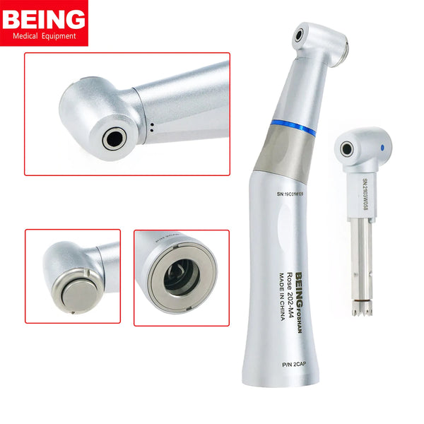 BEING Dental Contra Angle Low Speed Handpiece 2.35mm Intra Head Inner Water Spray Pipe fit Compatible KaVo ISO E Type