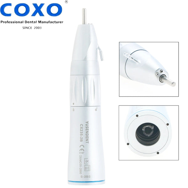 COXO Dental Surgical 1:1 Direct Drive Implant Handpiece Straight Nose Cone External E Type CX235-2BS