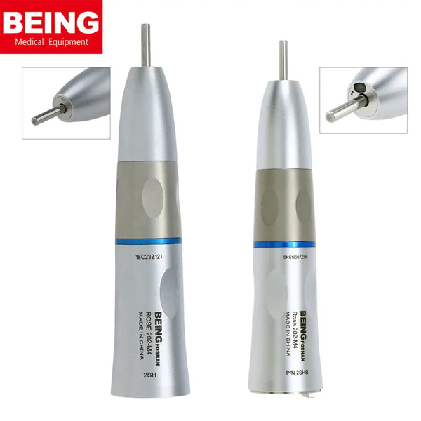 BEING Dental Straight Nose Cone Handpiece Fiber Optic Inner Water fit NSK KAVO 202SHB 202SH