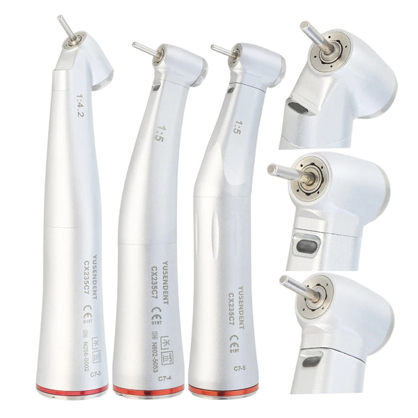 COXO Dental 1:4.2 45° 1:5 Mini Head Standard Head Electric Handpiece High Speed Contra Angle Fiber Optic Compatible NSK Z45L