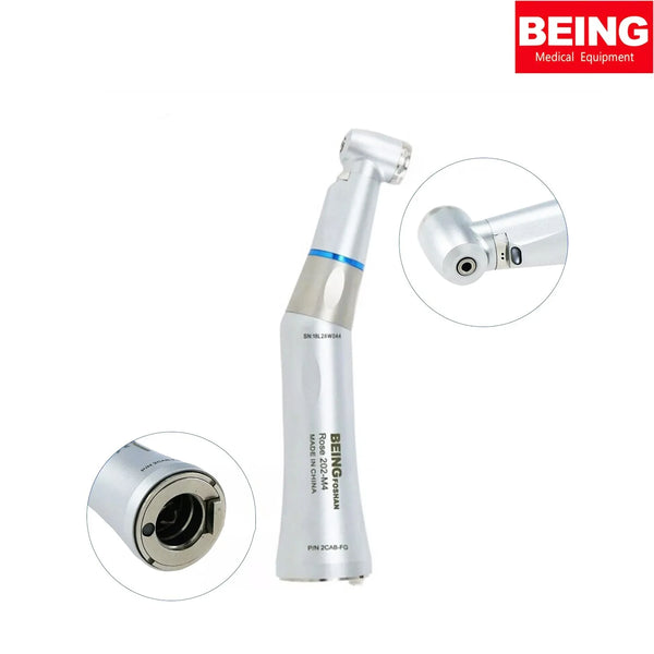 BEING Dental Low Speed Handpiece Intra Head Fiber Optic Contra Angle ROSE 202CAP-B fit Compatible KAVO