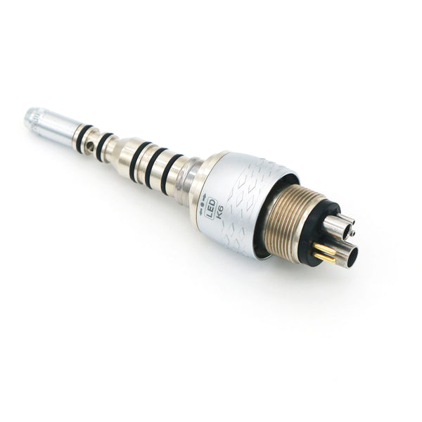 COXO Dental Turbine Quick Coupler Fiber Optic LED Coupler 6 Holes CX229-GK fit Compatible Kavo Multiflex LUX Type