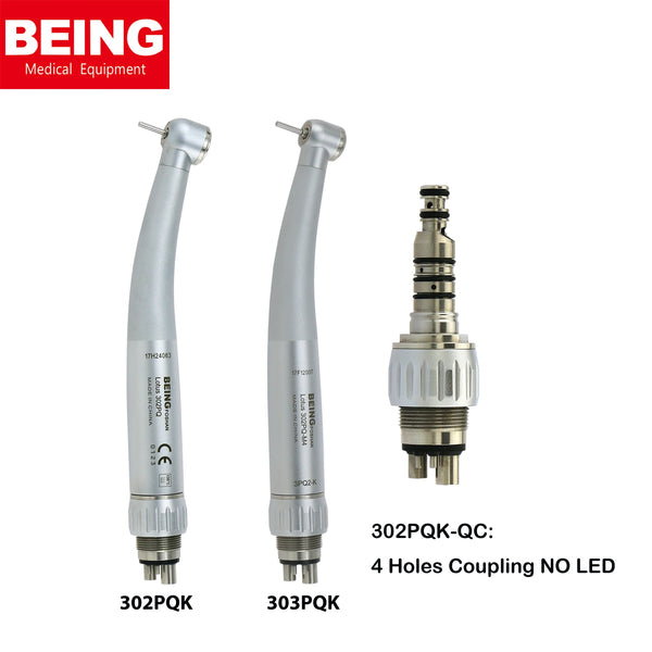 BEING Dental High Speed Handpiece Turbine No Fiber Optic for KAVO Coupling 302PQ-K 303PQ-K Autoclavable