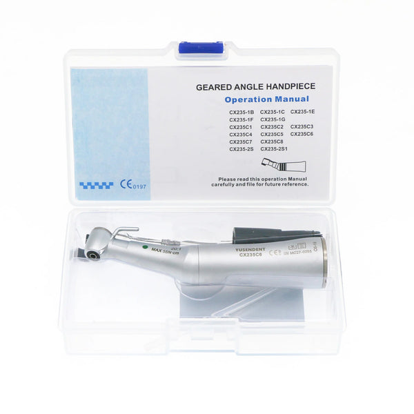 COXO Dental 20:1 Gear Ratio Implant Low Speed Handpiece Surgery Contra Angle CX235 C6-19 Compatible NSK KAVO