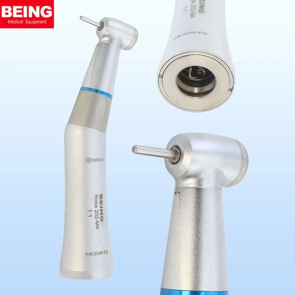 BEING Dental 1:1 Low Speed Contra Angle Handpiece Intra Rose 202CAP-FG Compatible LUX FG Kavo Friction Grip