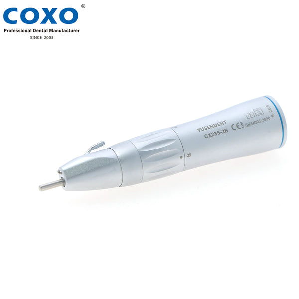 COXO Dental Surgical Handpiece 1:1 Straight Nose Cone Electric External Water Pipe CX235-2BS ISO E type