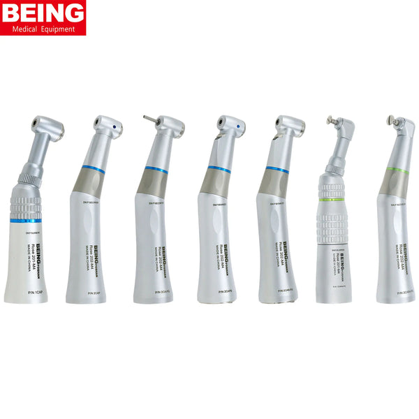 BEING Dental Contra Angle Low Speed Handpiece Push Button 1:1 4:1 Prophy Endo Fit Compatible NSK
