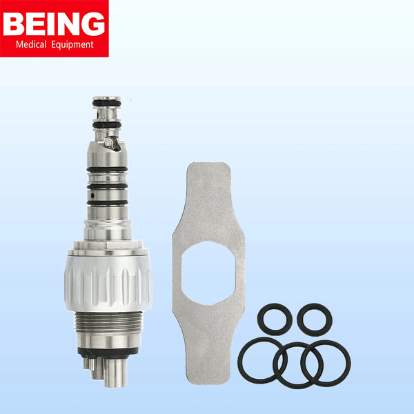 302PQ-QC For Compatible KAVO MULTIflex Quick Coupler 4 Hole BEING Dental Handpiece Coupling 465RN