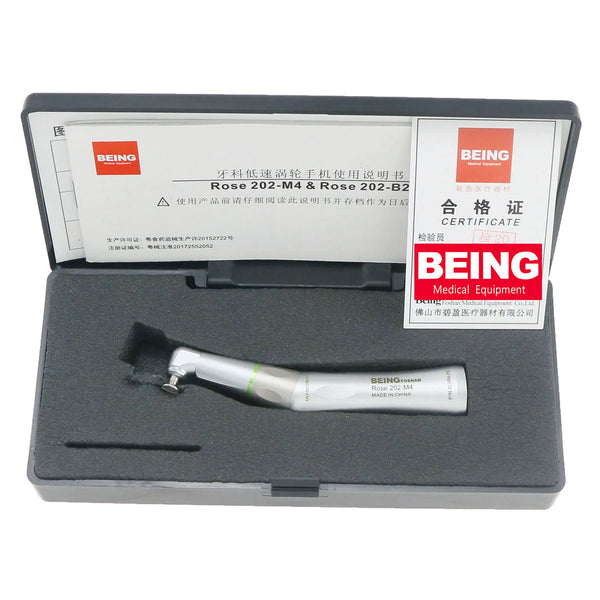 BEING Dental 4:1 Low Speed Reduction Contra Angle Handpiece for KaVo NSK Hygiene Prophy 202CAR4-PS