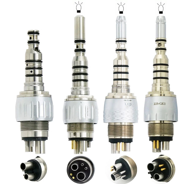 BEING Dental Fiber Optic Handpiece Coupling For Compatible KaVo MULTIflex Coupler 4/6 Hole